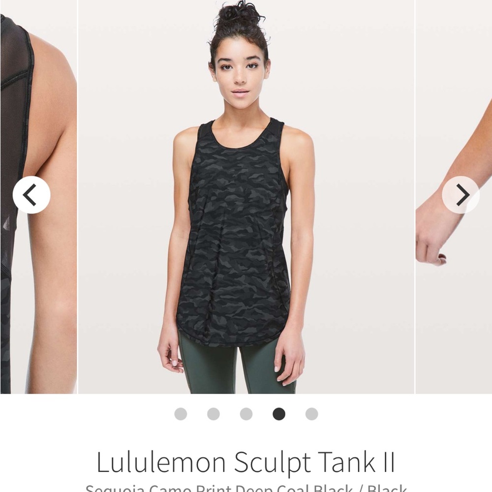 Lululemon sculpt tank II size 4